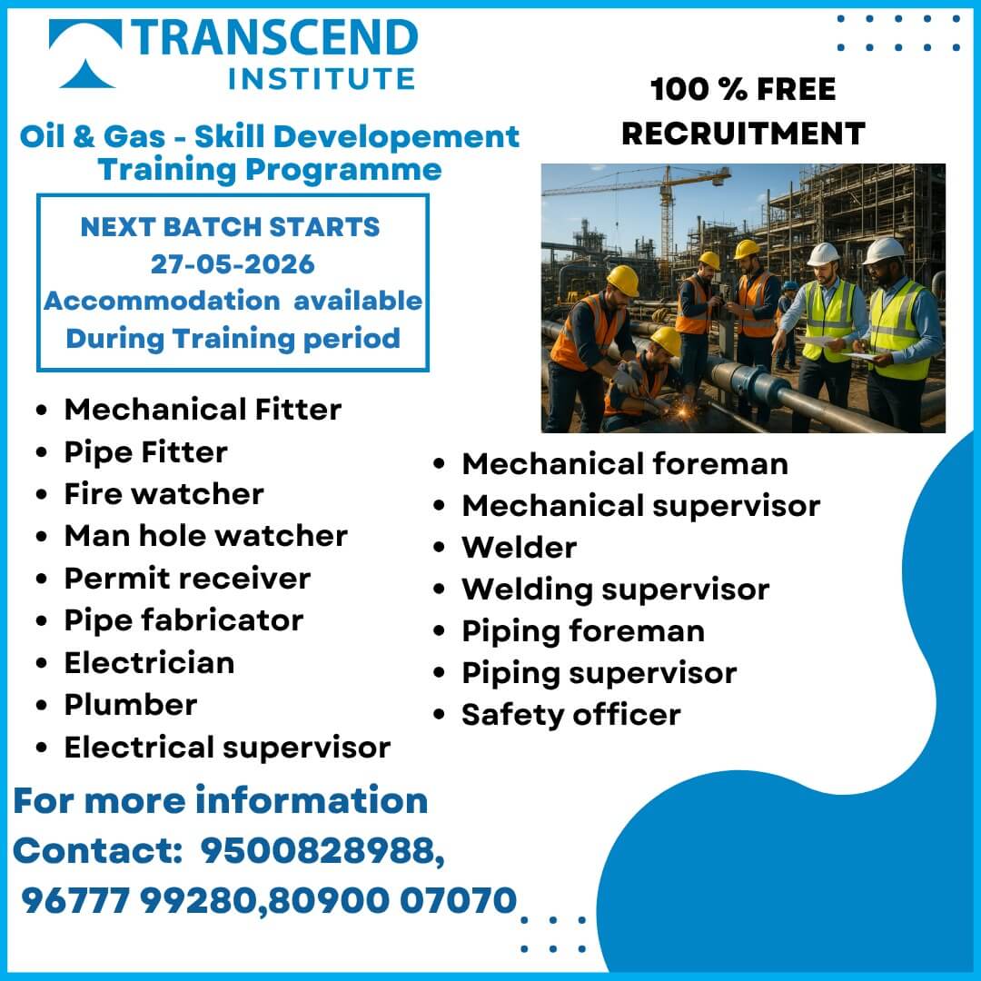 Oil & Gas - Skill Development Training Programme