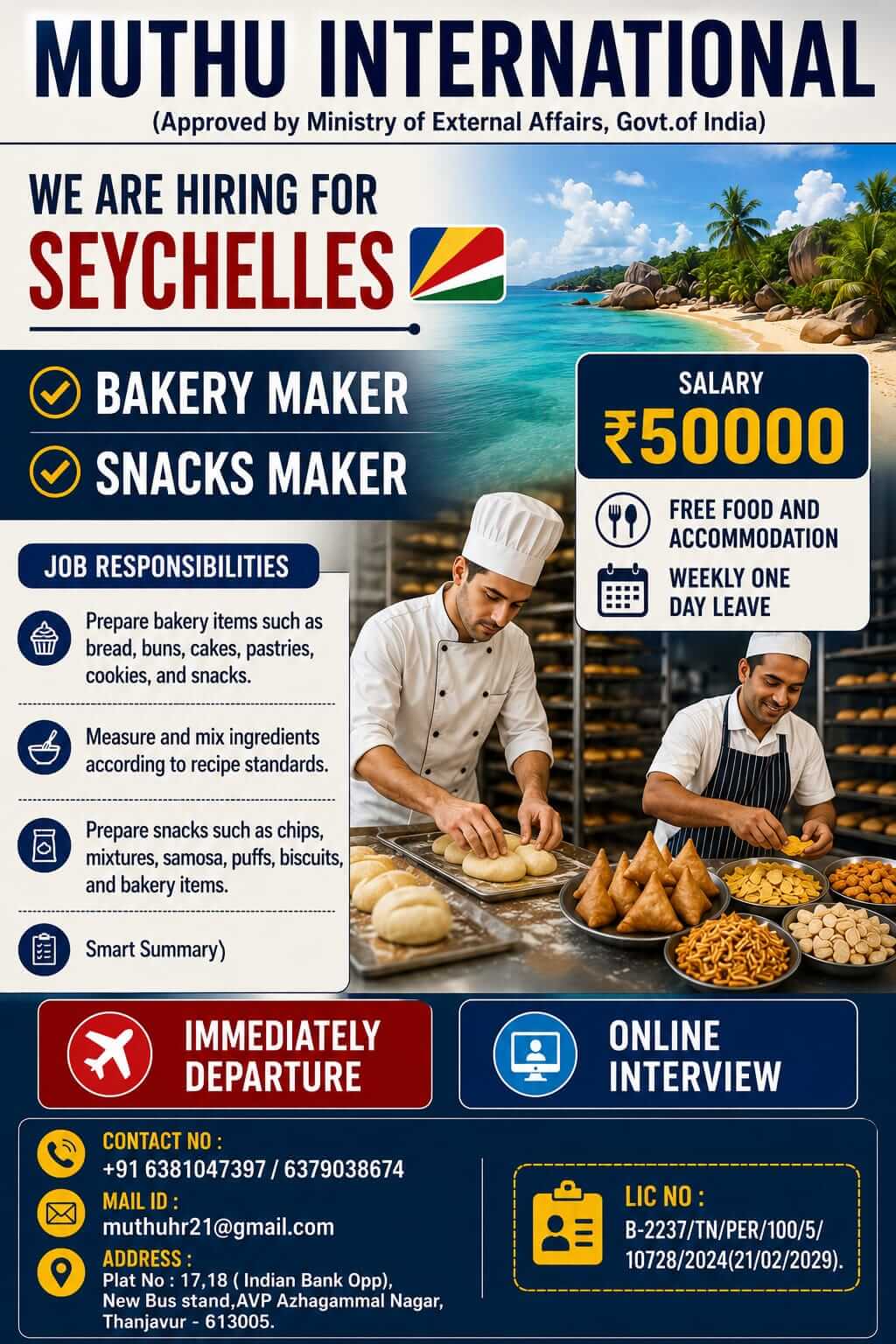 WANTED FOR SEYCHELLES WANTED FOR SEYCHELLES