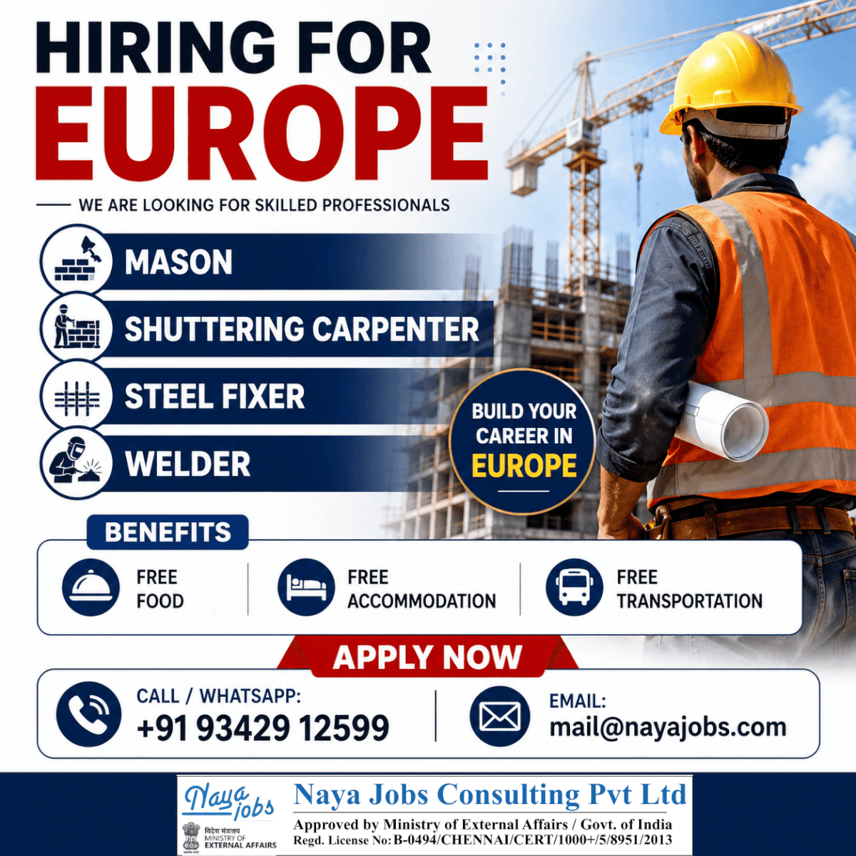 HIRING FOR EUROPE