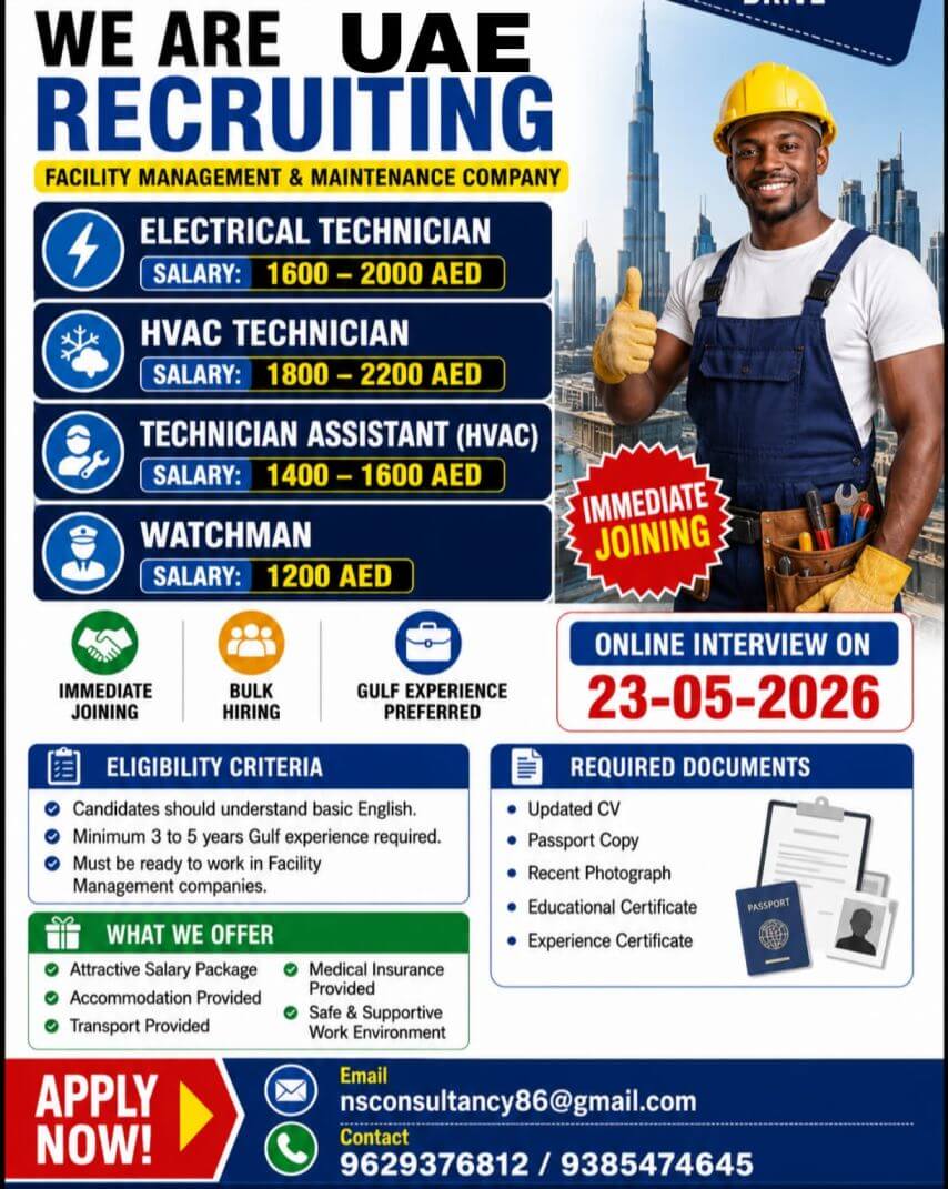 Dubai Facility Management Jobs 2026 Dubai Facility Management Jobs 2026