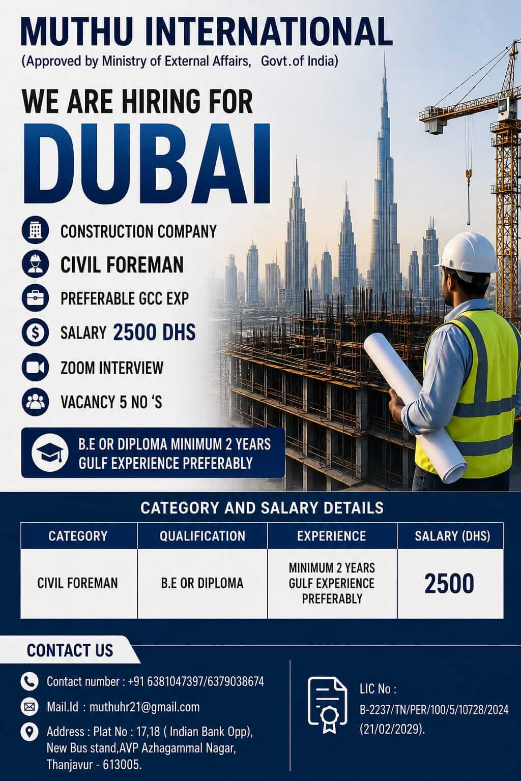 WANTED FOR DUBAI WANTED FOR DUBAI