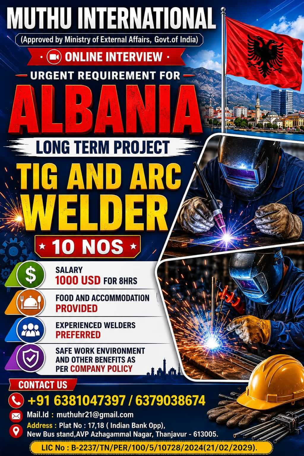 WANTED FOR ALBANIA WANTED FOR ALBANIA