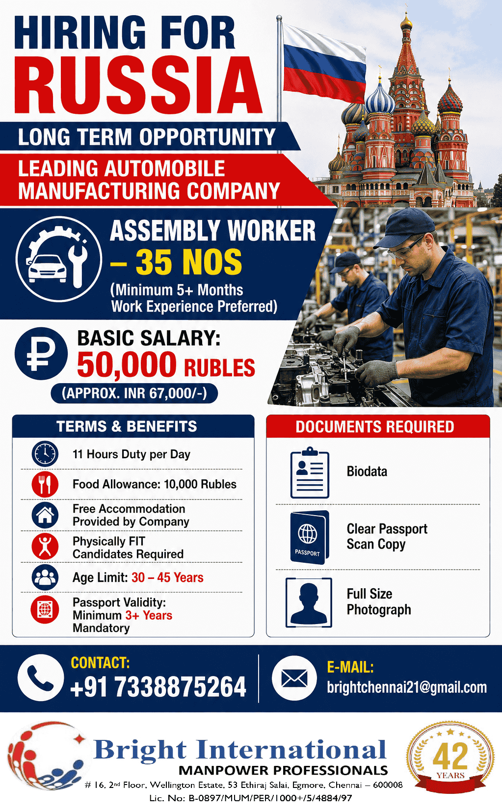 Europe Requirement - Russia Europe Requirement - Russia