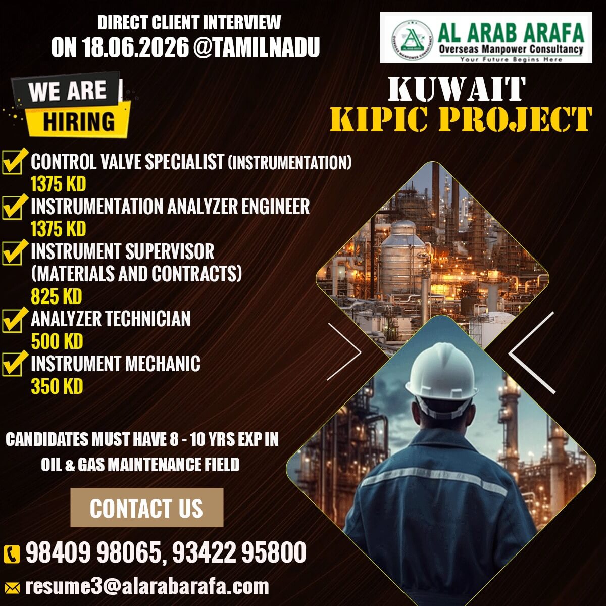 DIRECT CLIENT INTERVIEW ON 18.05.2026 @TAMILNADU DIRECT CLIENT INTERVIEW ON 18.05.2026 @TAMILNADU