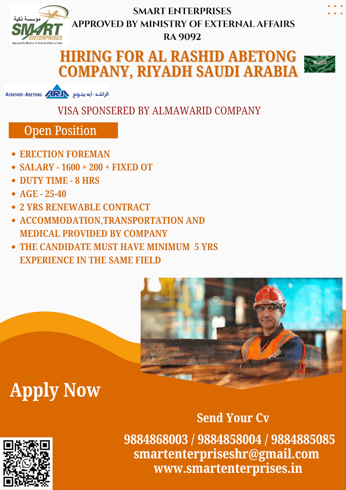 HIRING FOR SAUDI HIRING FOR SAUDI