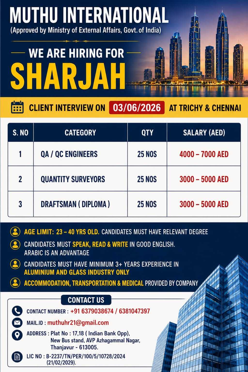 WANTED FOR SHARJAH WANTED FOR SHARJAH