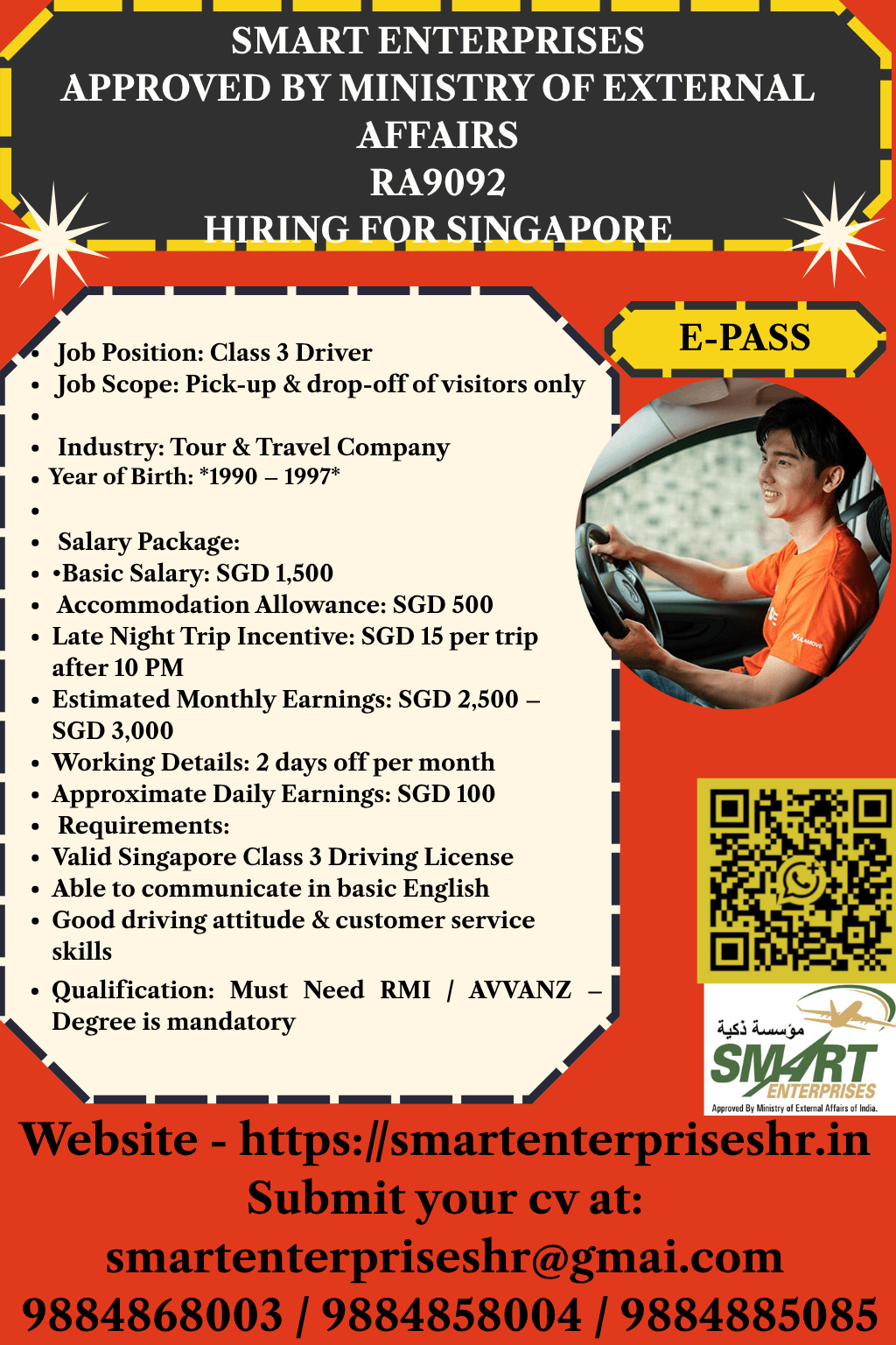 CLASS 3 DRIVER
