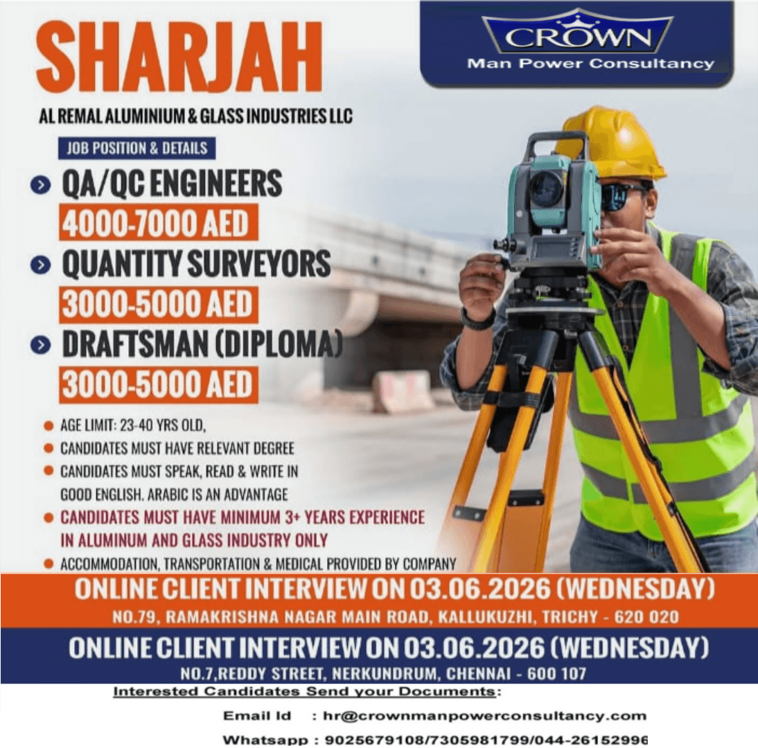 Hiring Now Sharjah