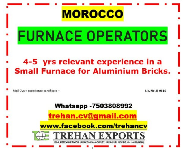 FURNACE OPERATORS