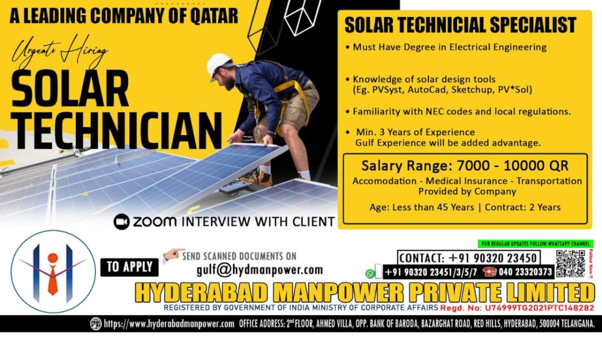 Hiring for Qatar