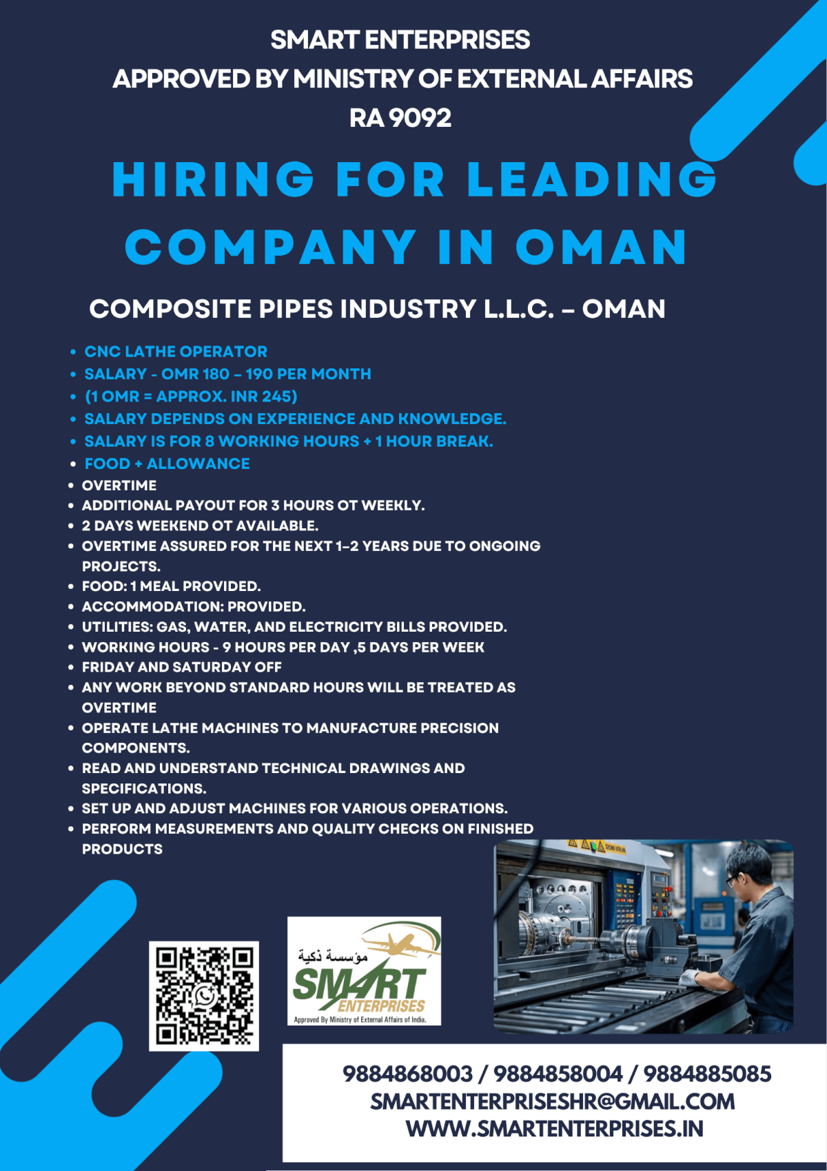 HIRING FOR OMAN