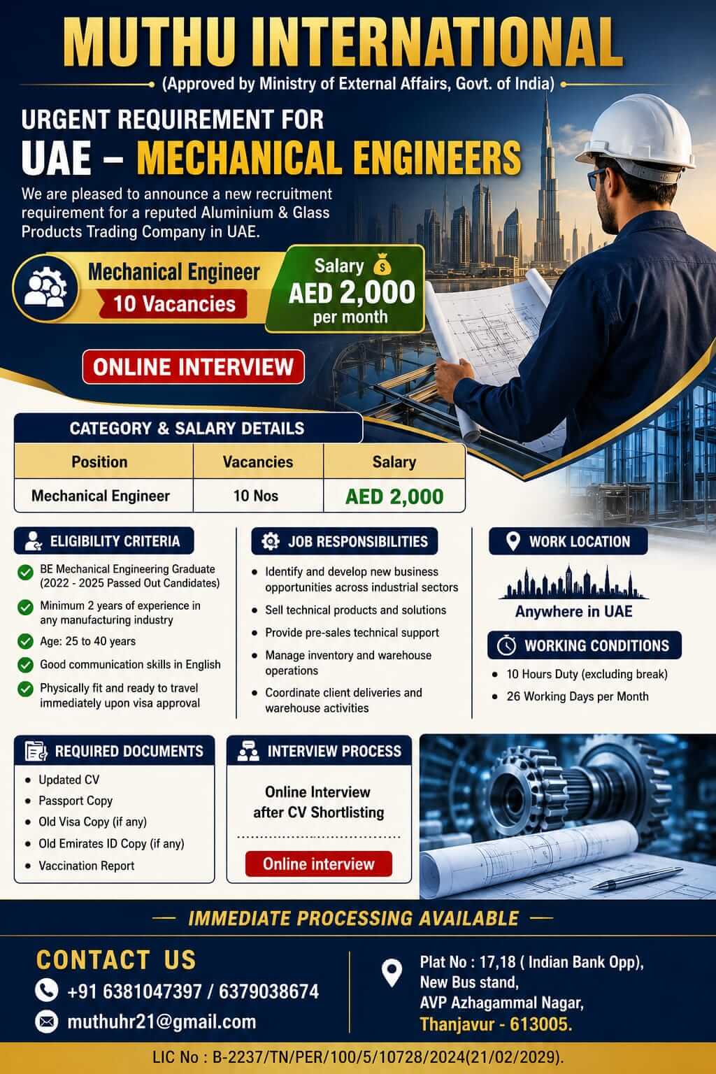 WANTED FOR UAE WANTED FOR UAE