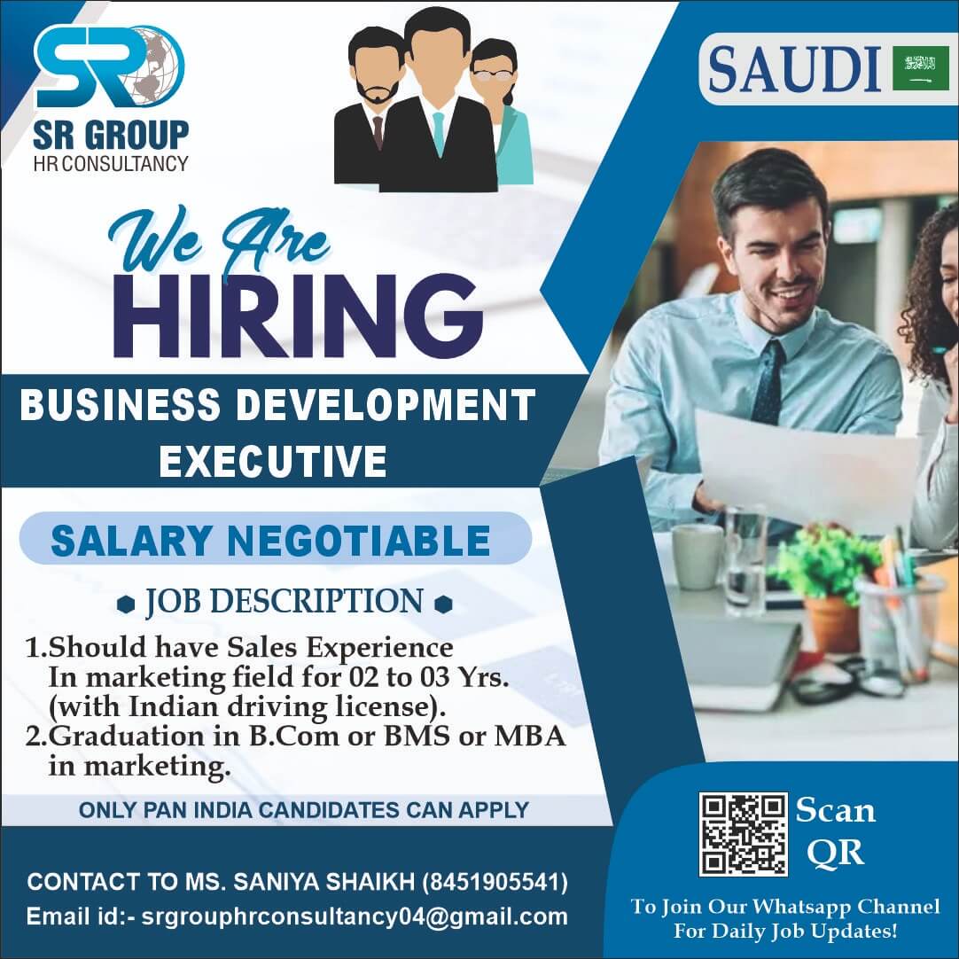 URGENT HIRING FOR SAUD ARABIA