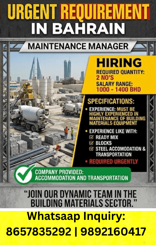 Bahrain Requirements
