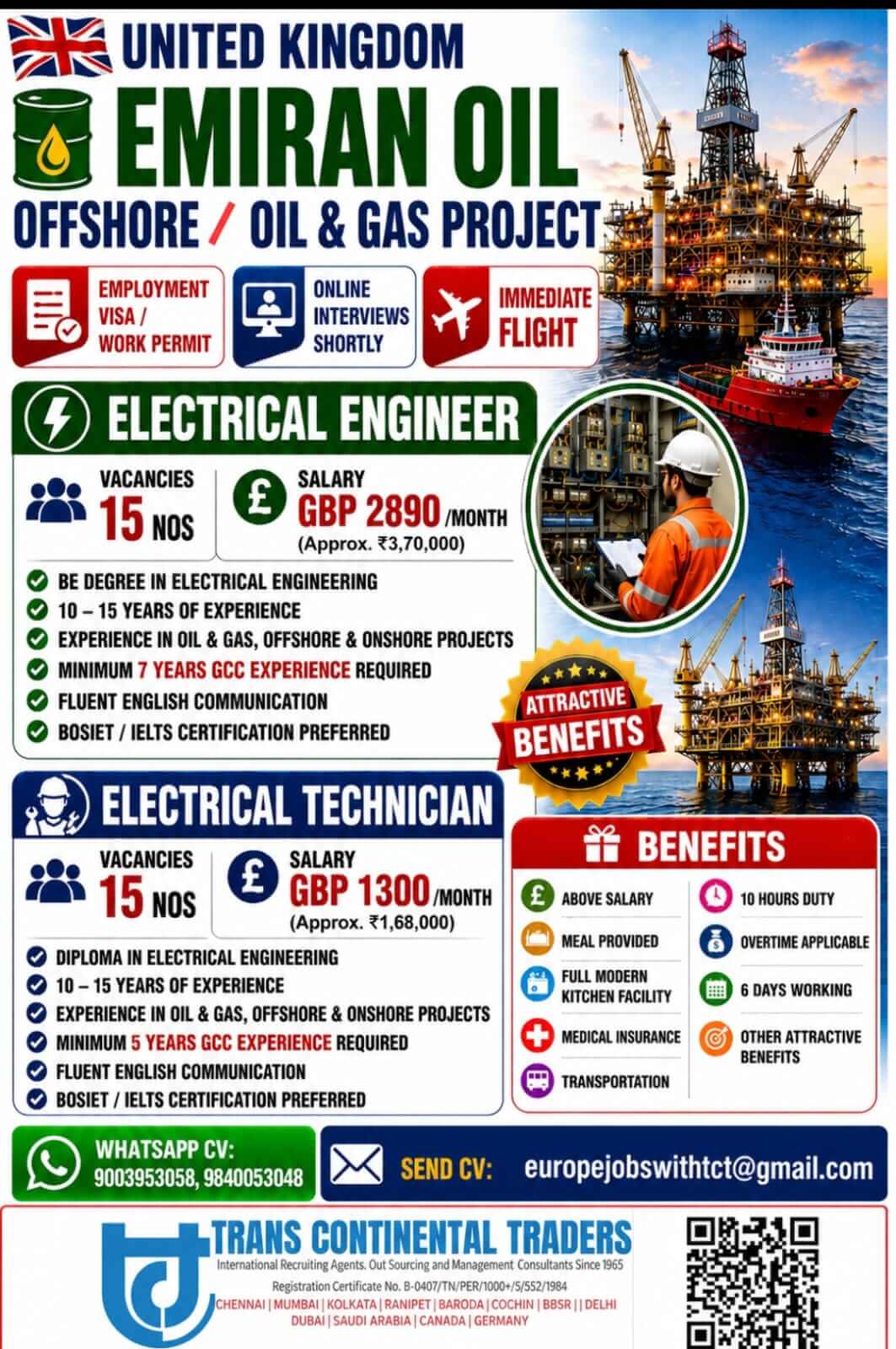 HIRING FOR UNITED KINGDOM (UK) | OIL AND GAS OFFSHORE PROJECT | ONLINE INTERVIEW HIRING FOR UNITED KINGDOM (UK) | OIL AND GAS OFFSHORE PROJECT | ONLINE INTERVIEW