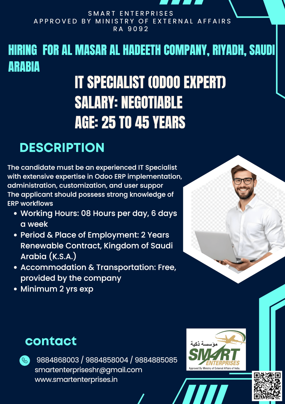 HIRING FOR SAUDI ARABIA HIRING FOR SAUDI ARABIA