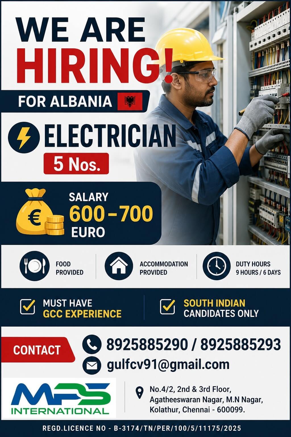 WE ARE HIRING!  FOR ALBANIA