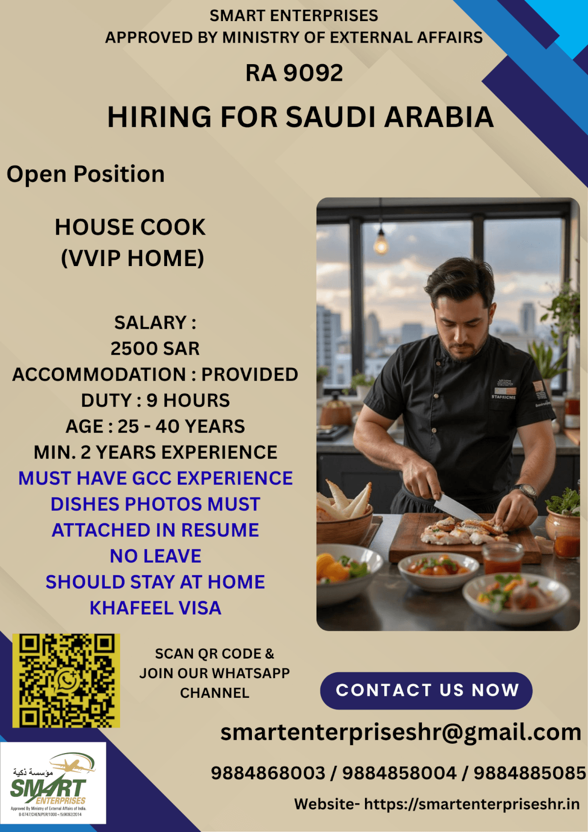 URGENT REQUIREMENT FOR SAUDI ARABIA URGENT REQUIREMENT FOR SAUDI ARABIA