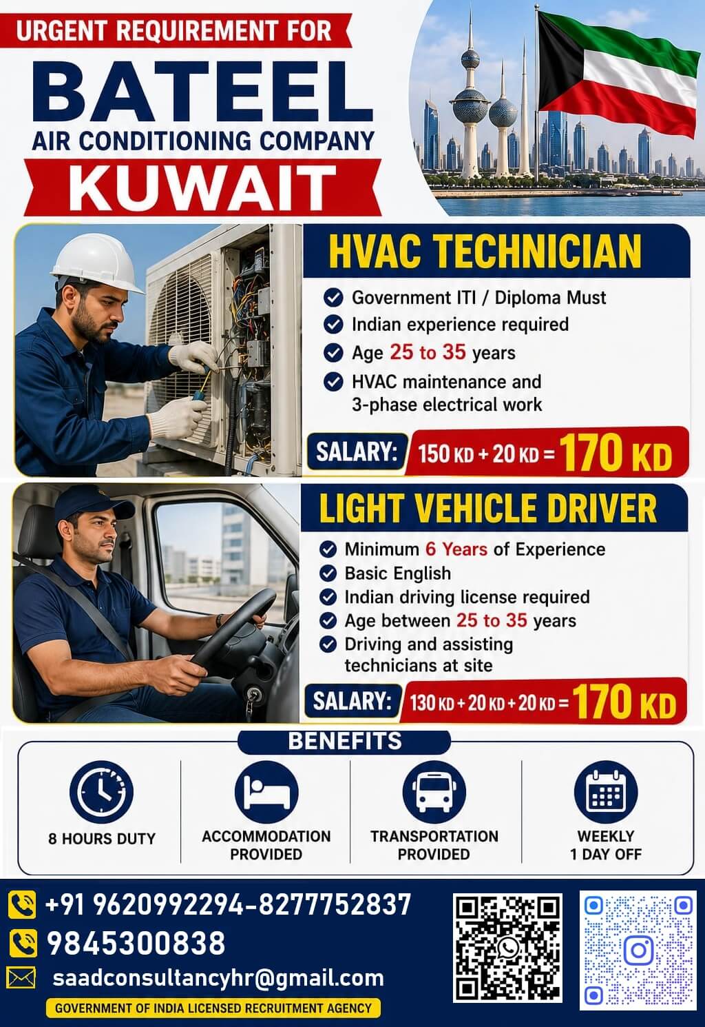HIRING FOR KUWAIT HIRING FOR KUWAIT