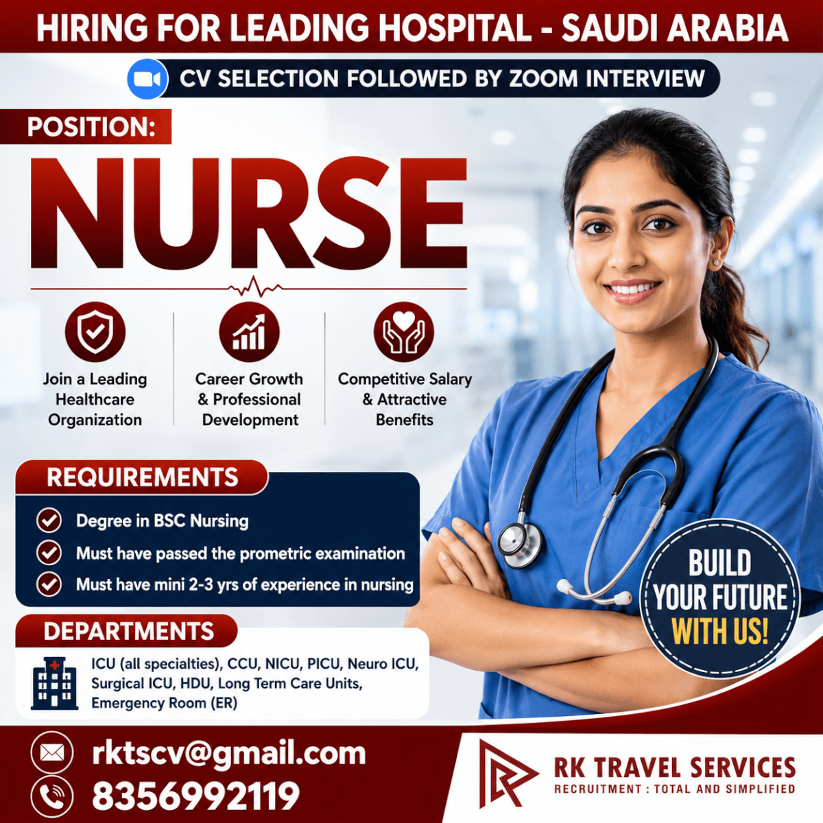 HIRING FOR LEADING HOSPITAL - SAUDI ARABIA HIRING FOR LEADING HOSPITAL - SAUDI ARABIA