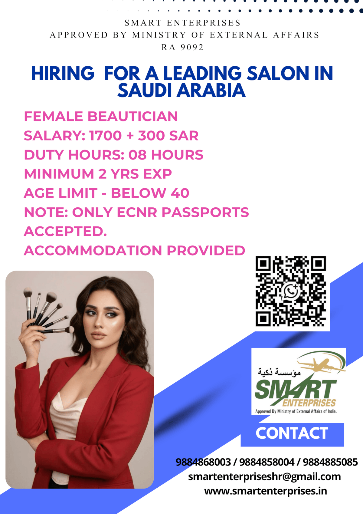 HIRING FOR SAUDI ARABIA HIRING FOR SAUDI ARABIA