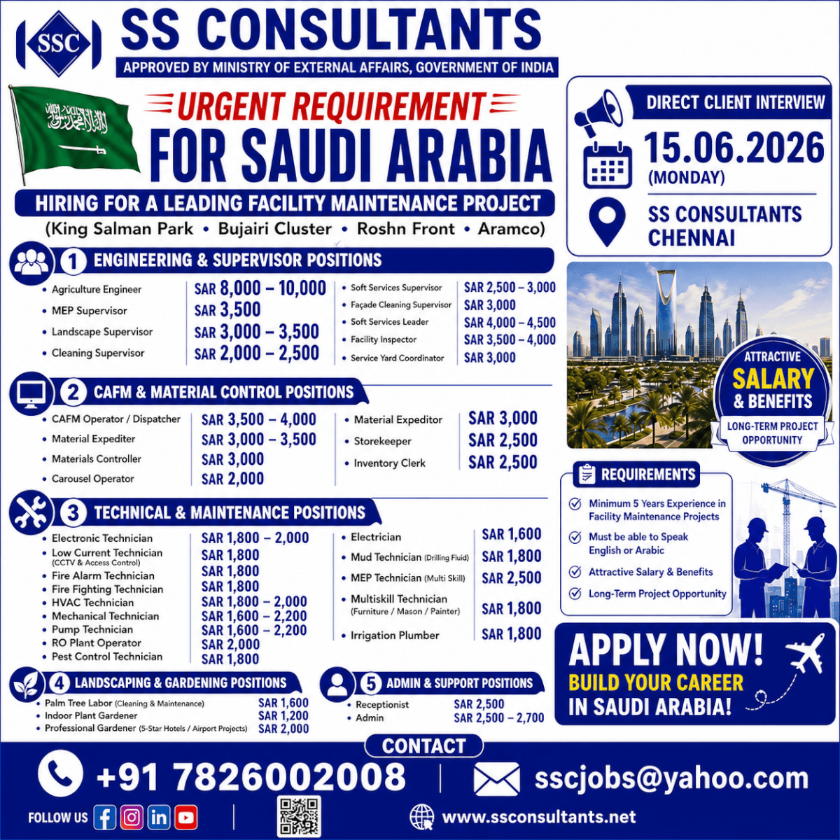 Receptionist & Admin Jobs in Saudi Arabia | Direct Client Interview | Gulf Jobs 2026 Receptionist & Admin Jobs in Saudi Arabia | Direct Client Interview | Gulf Jobs 2026