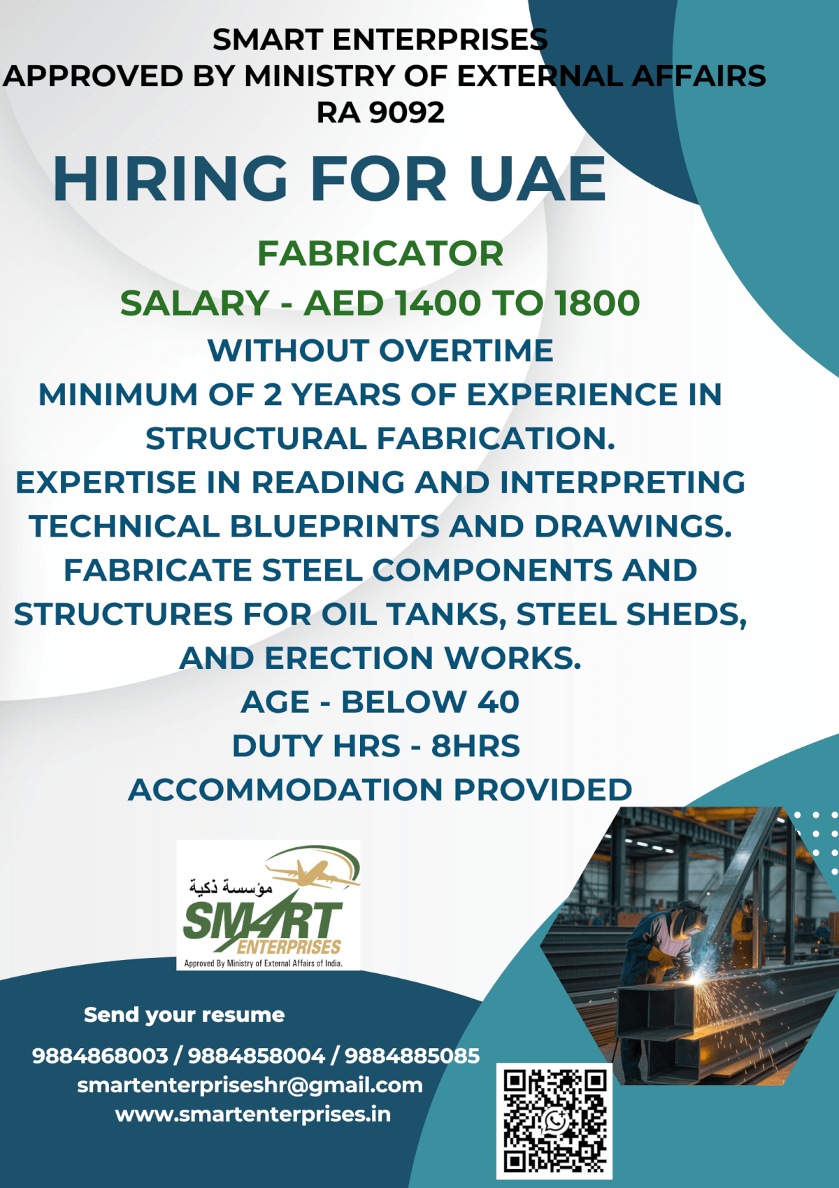 HIRING FOR UAE HIRING FOR UAE