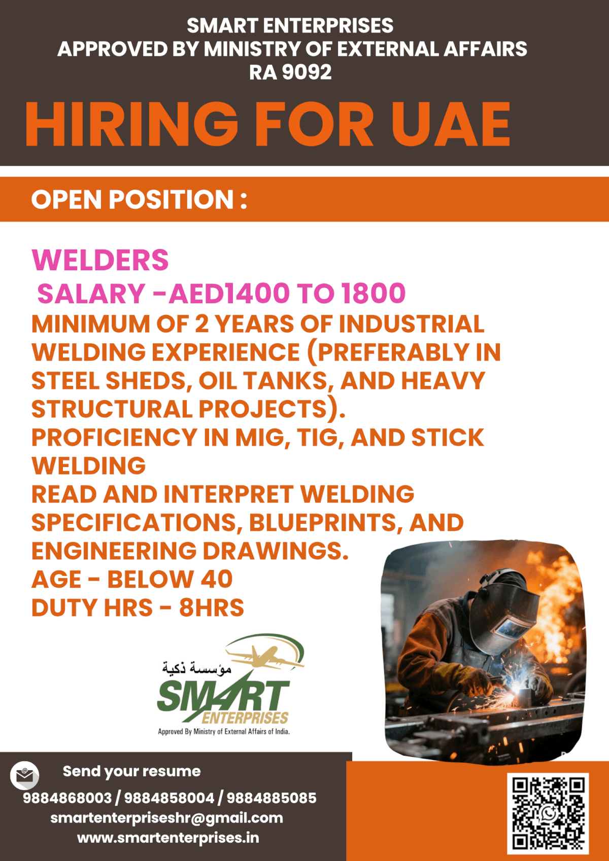 HIRING FOR UAE HIRING FOR UAE