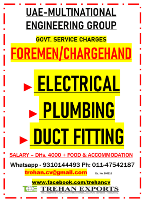 MEP FOREMEN MEP FOREMEN