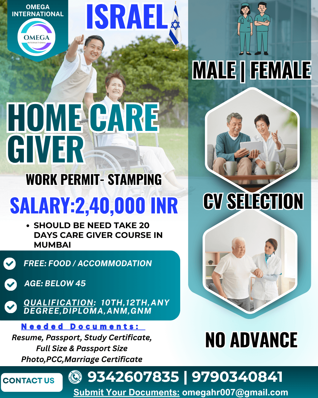 HIRING FOR ISRAEL HIRING FOR ISRAEL