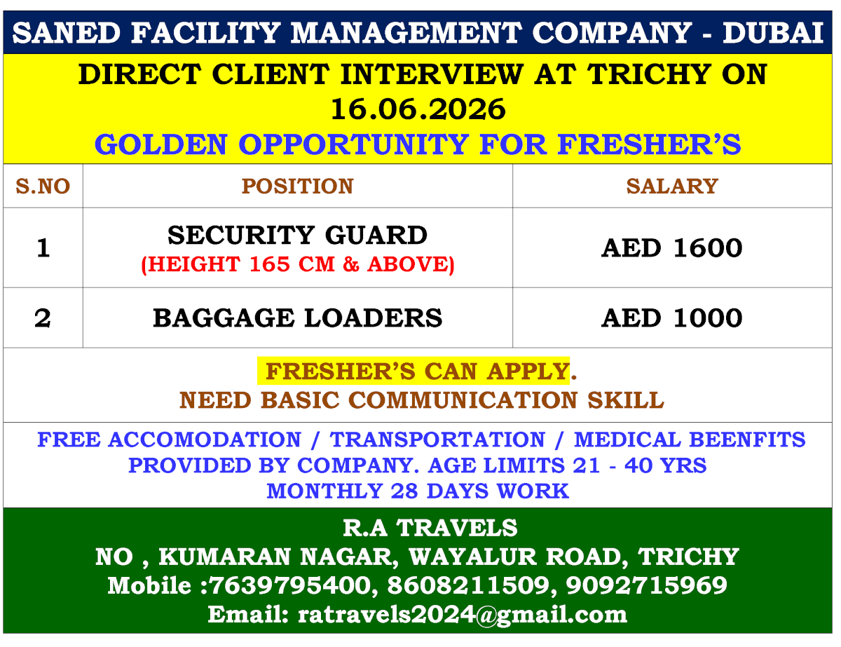 SANED FACILITY MANAGEMENT COMPANY - DUBAI SANED FACILITY MANAGEMENT COMPANY - DUBAI