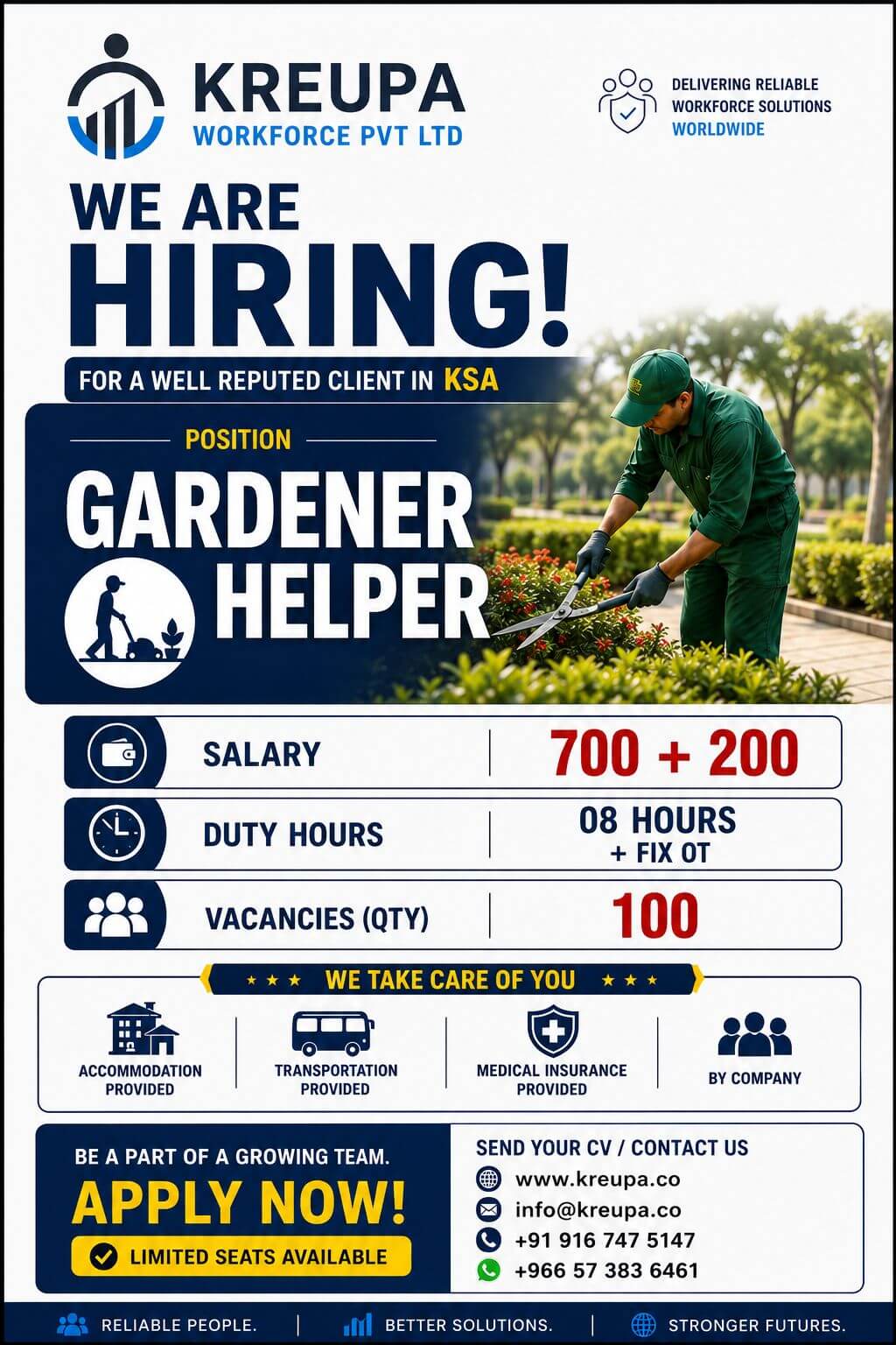 HIRING FOR LEADING COMPANY IN KSA HIRING FOR LEADING COMPANY IN KSA