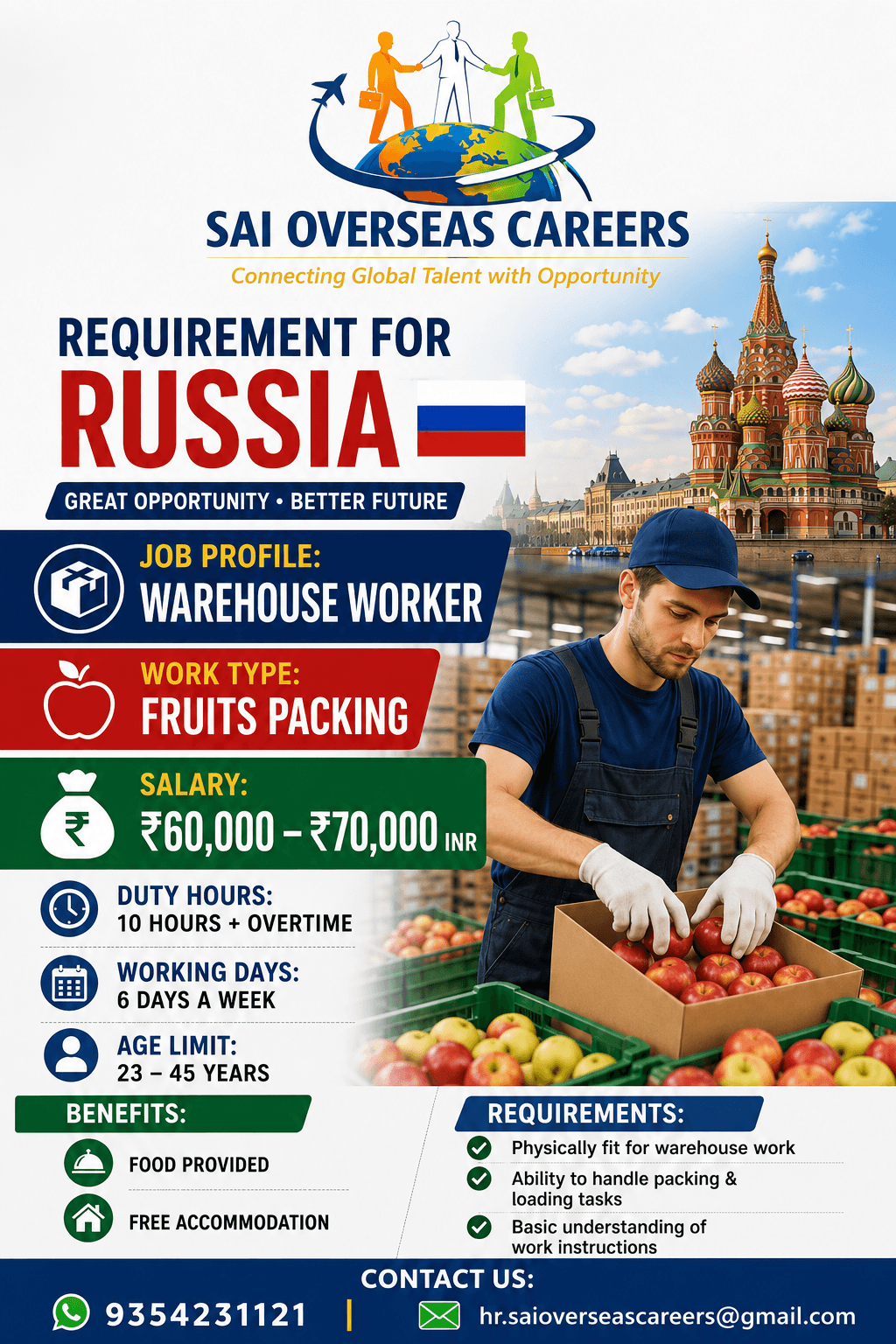 UGRENT REQUIREMENT FOR RUSSIA UGRENT REQUIREMENT FOR RUSSIA