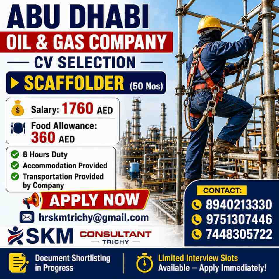 urgent requirement - Dubai