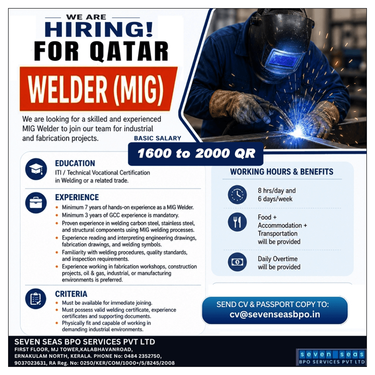 URGENT REQUIREMENT IN QATAR URGENT REQUIREMENT IN QATAR