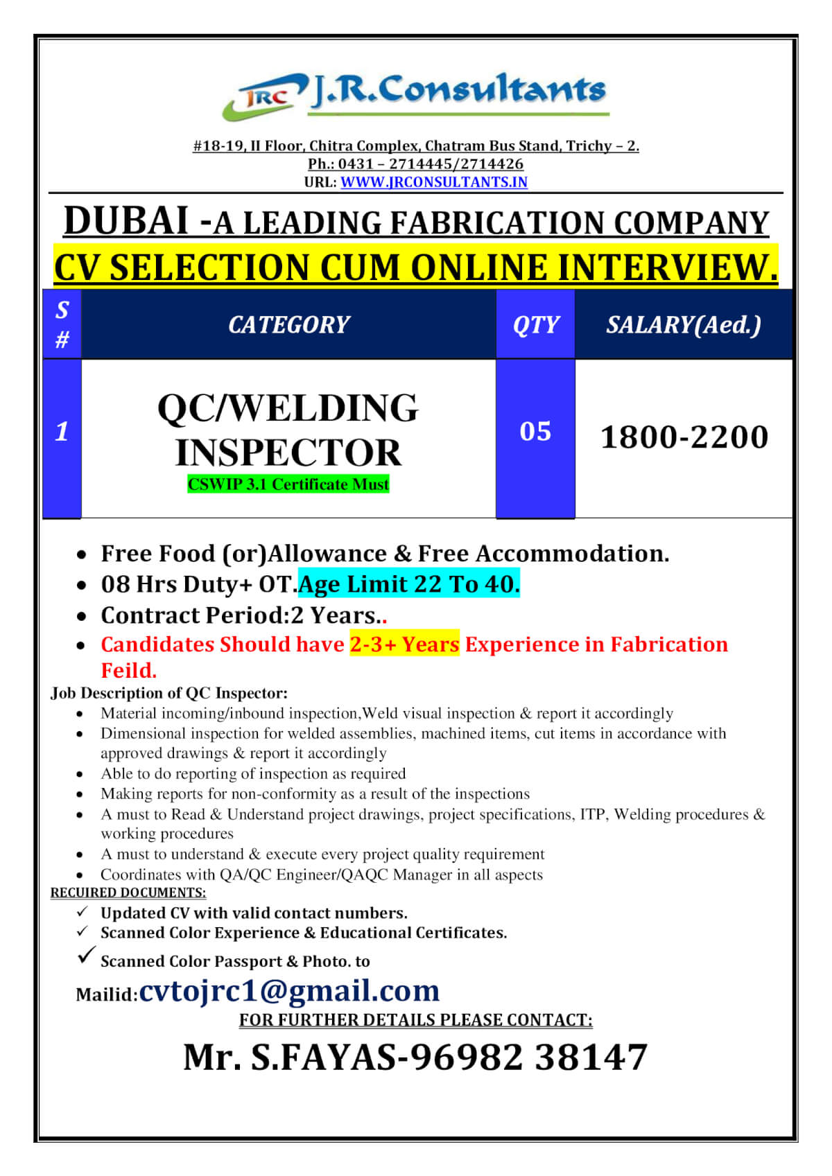 DUBAI A LEADING FABRICATION COMPANY DUBAI A LEADING FABRICATION COMPANY