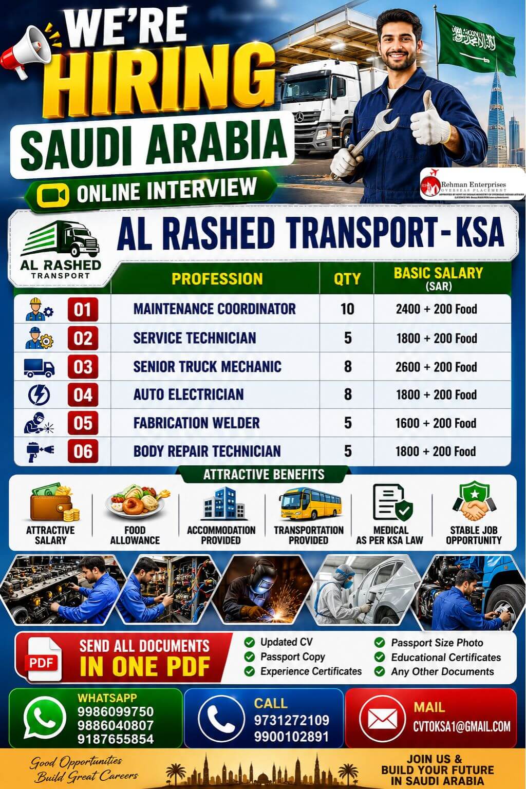 WE'RE HIRING SAUDI ARABIA WE'RE HIRING SAUDI ARABIA