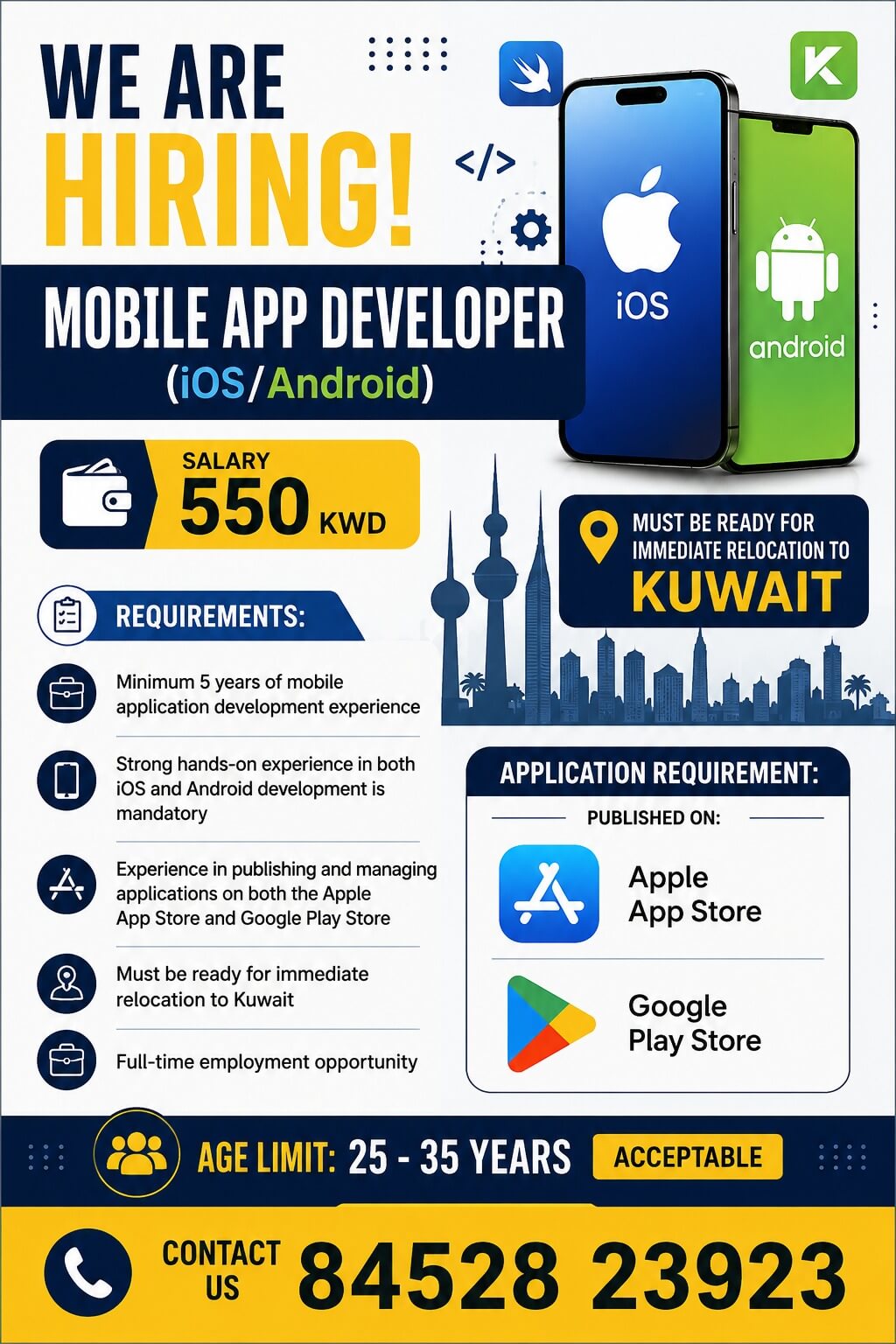 Urgent Requirement for Kuwait