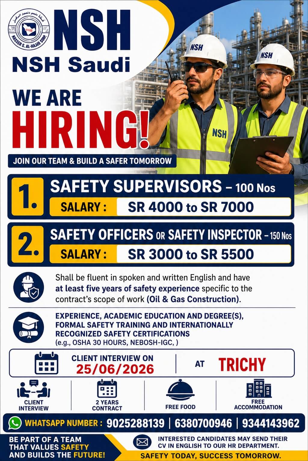 SAFETY OFFICER , SAFETY SUPERVISOR SAFETY OFFICER , SAFETY SUPERVISOR