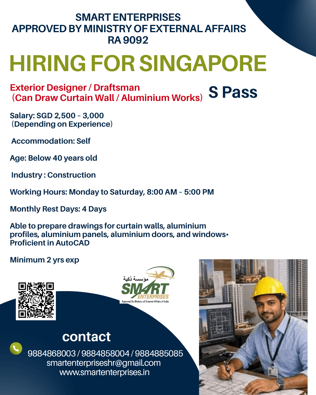 HIRING FOR SINGAPORE HIRING FOR SINGAPORE