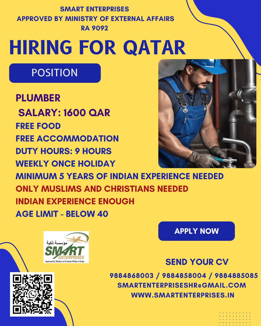 HIRING FOR QATAR HIRING FOR QATAR