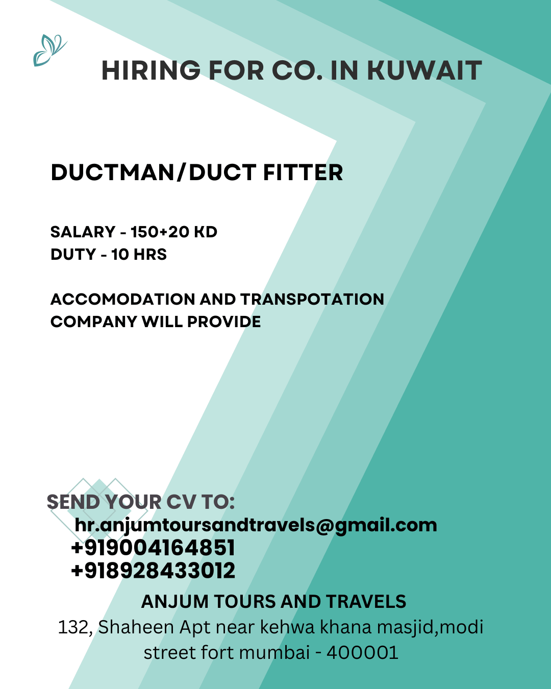 HIRING FOR KUWAIT HIRING FOR KUWAIT