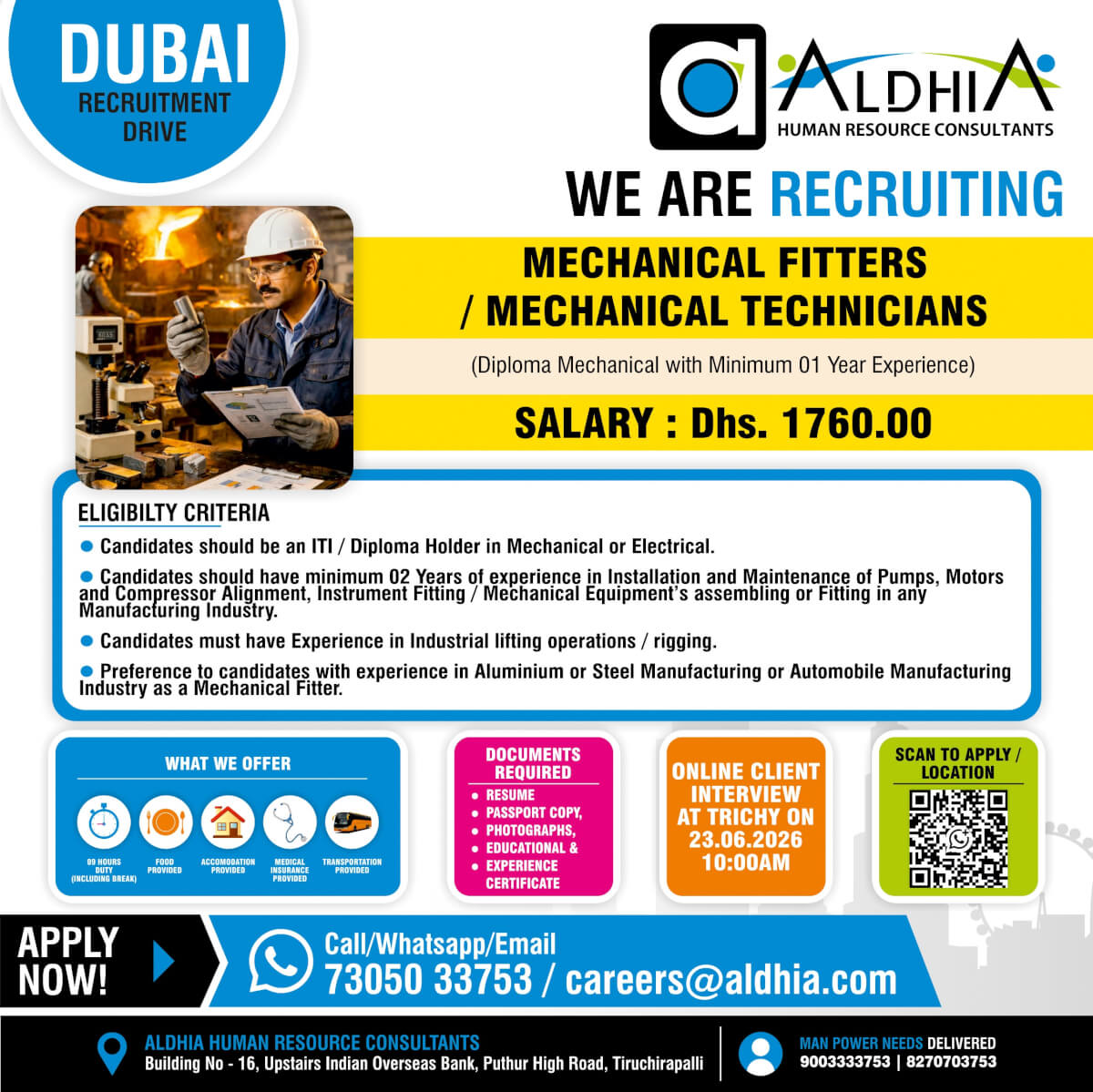 Client Interview for Dubai - 20-06-2026 and 23-06-2026