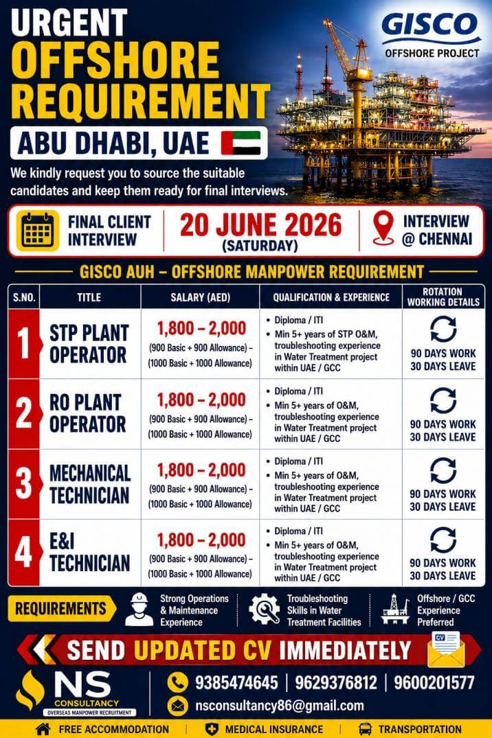 LEADING OFFSHORE REQUIREMENT FOR ABU DHABI, UAE LEADING OFFSHORE REQUIREMENT FOR ABU DHABI, UAE