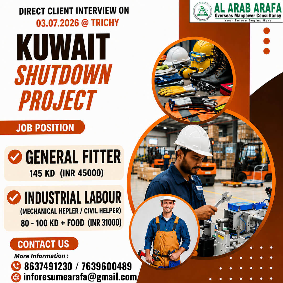 DIRECT CLIENT INTERVIEW ON 03.07.2026 @ TRICHY DIRECT CLIENT INTERVIEW ON 03.07.2026 @ TRICHY