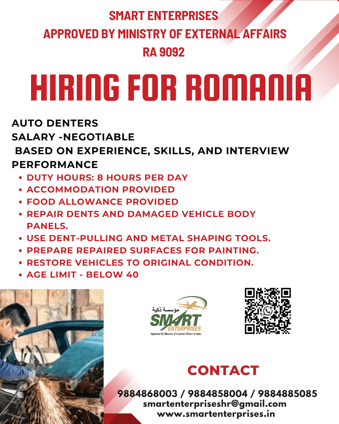 HIRING FOR ROMANIA HIRING FOR ROMANIA