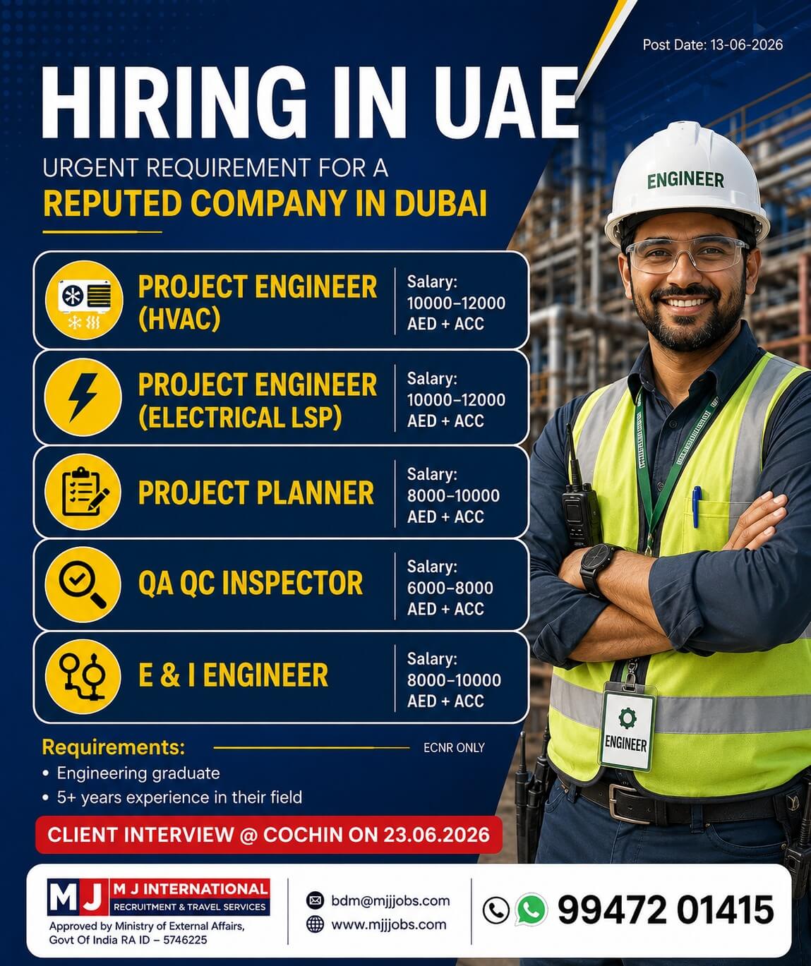 UAE - Direct Client Interview on Cochin UAE - Direct Client Interview on Cochin