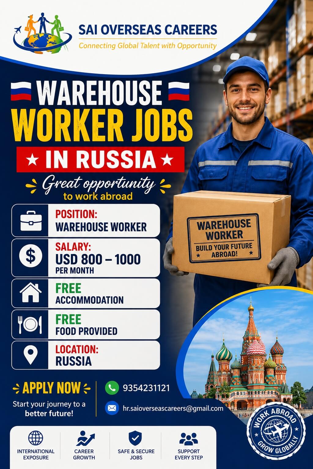 ? Warehouse Worker Jobs in Russia – Apply Now! ? Warehouse Worker Jobs in Russia – Apply Now!
