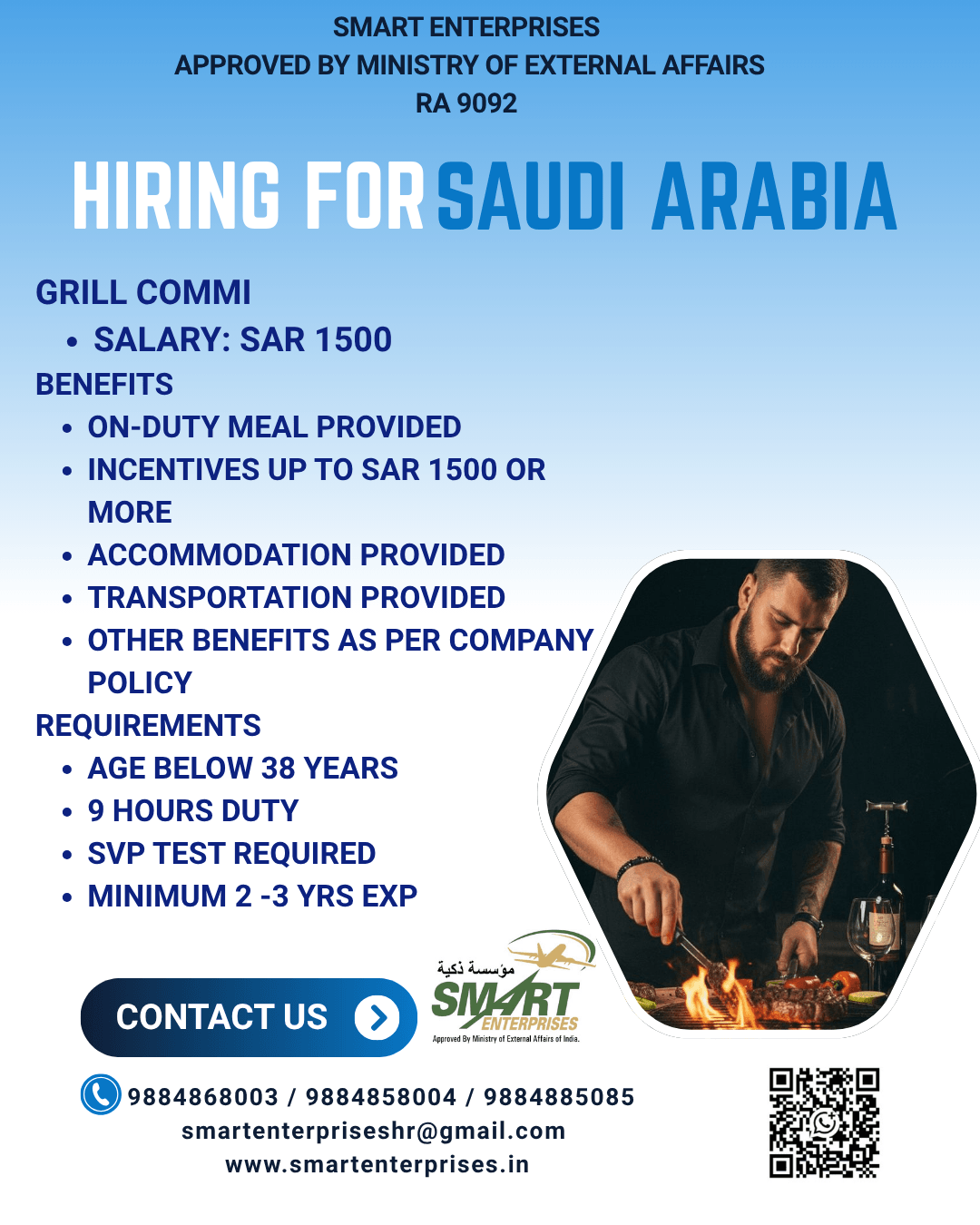 HIRING FOR SAUDI ARABIA HIRING FOR SAUDI ARABIA