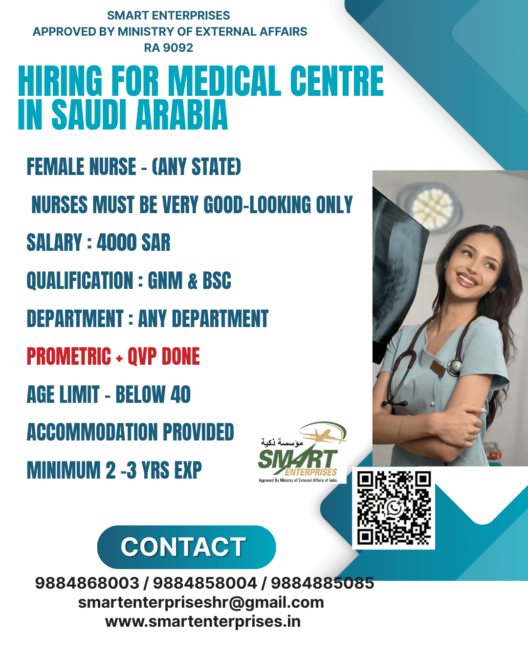 HIRING FOR SAUDI ARABIA HIRING FOR SAUDI ARABIA